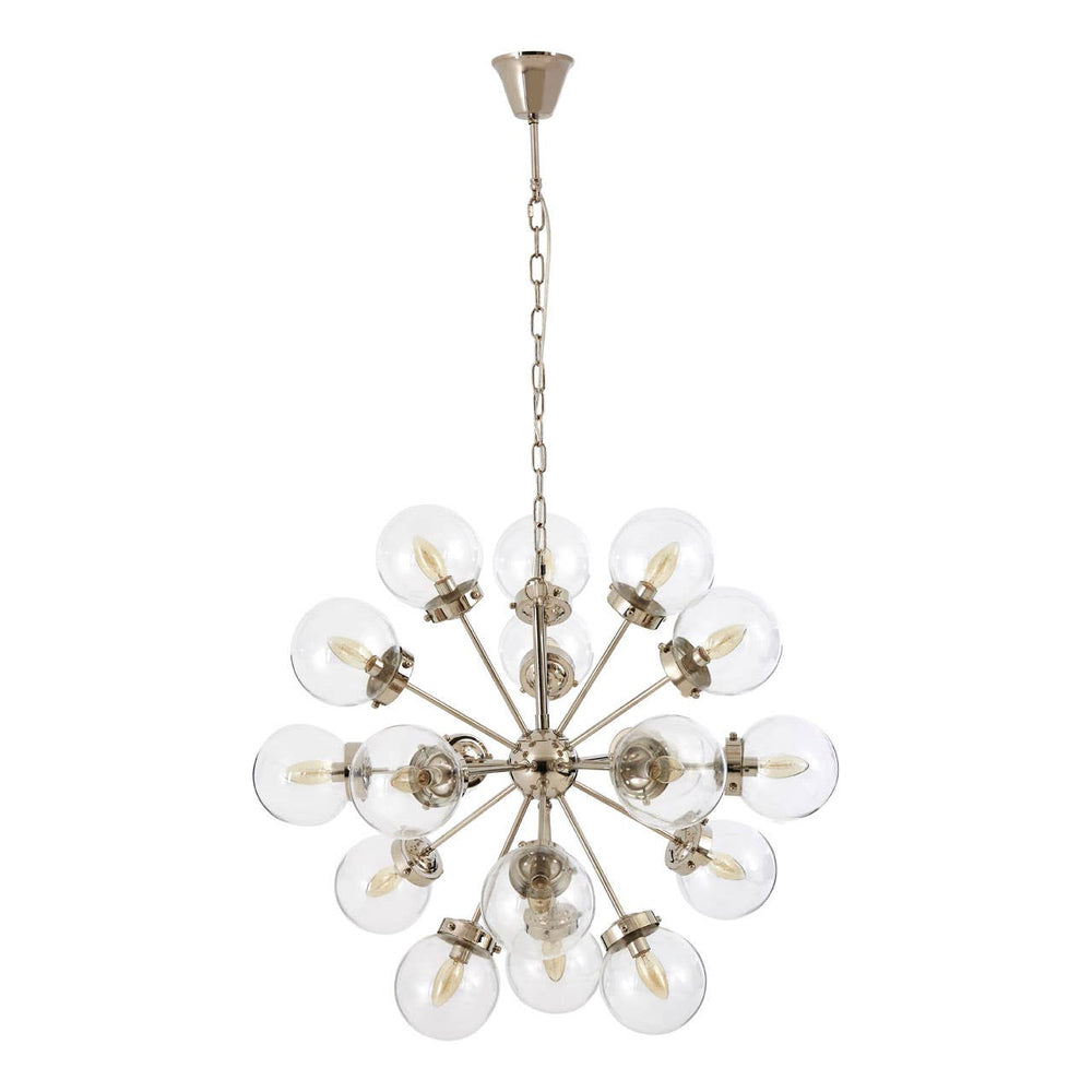 Sculptural Glass Globe Chandelier