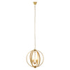 Orbital Brass Pendant Light