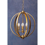 Orbital Brass Pendant Light
