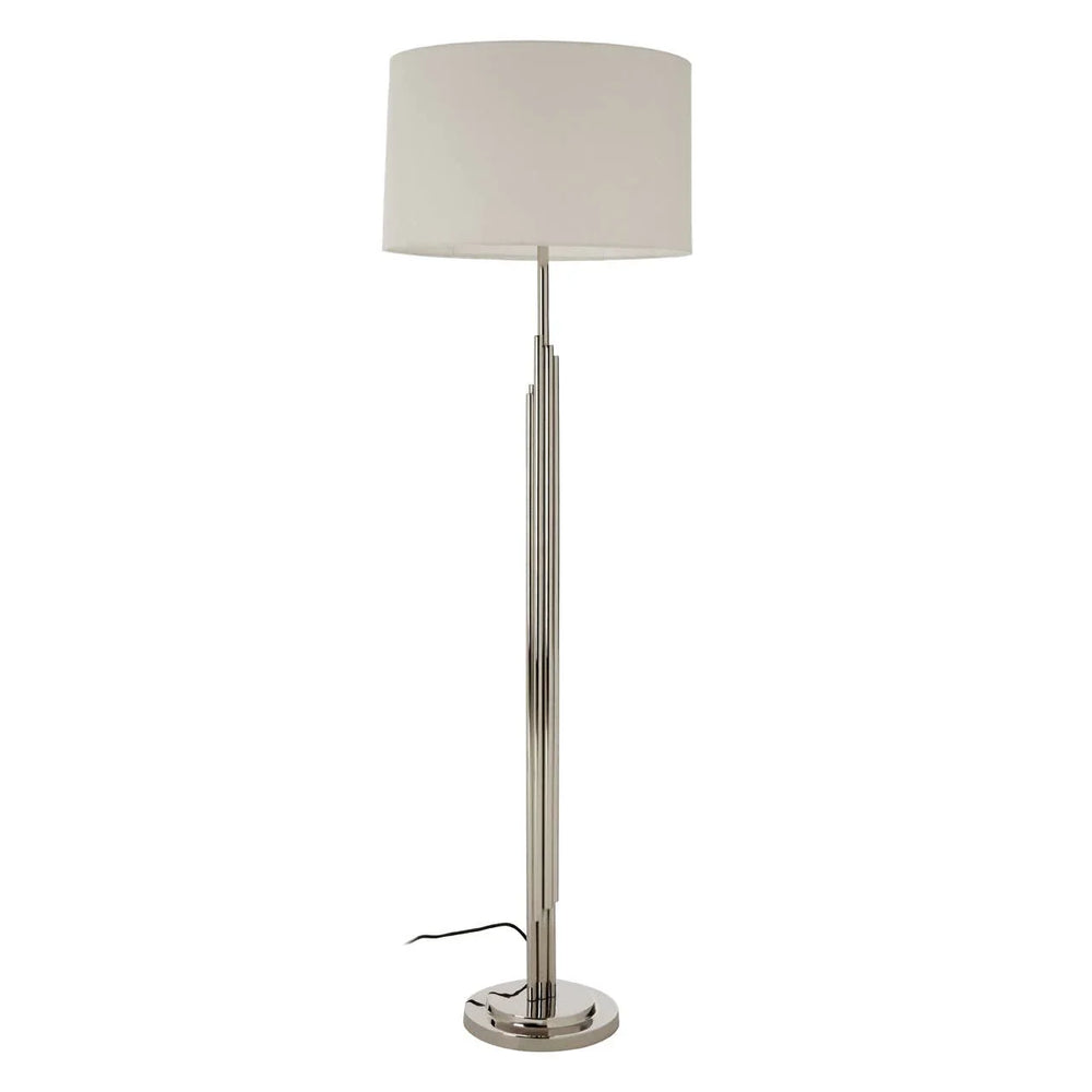 Sleek Steel Floor Lamp