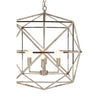 Geometric Steel Chandelier Fixture
