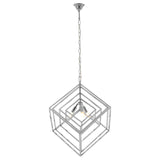 Luxe Geometric Steel Chandelier