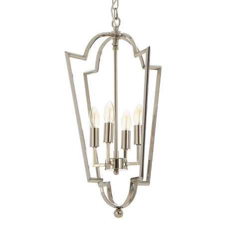 Luxe Steel Chandelier