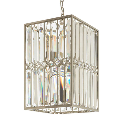 Geometric Crystal Chandelier