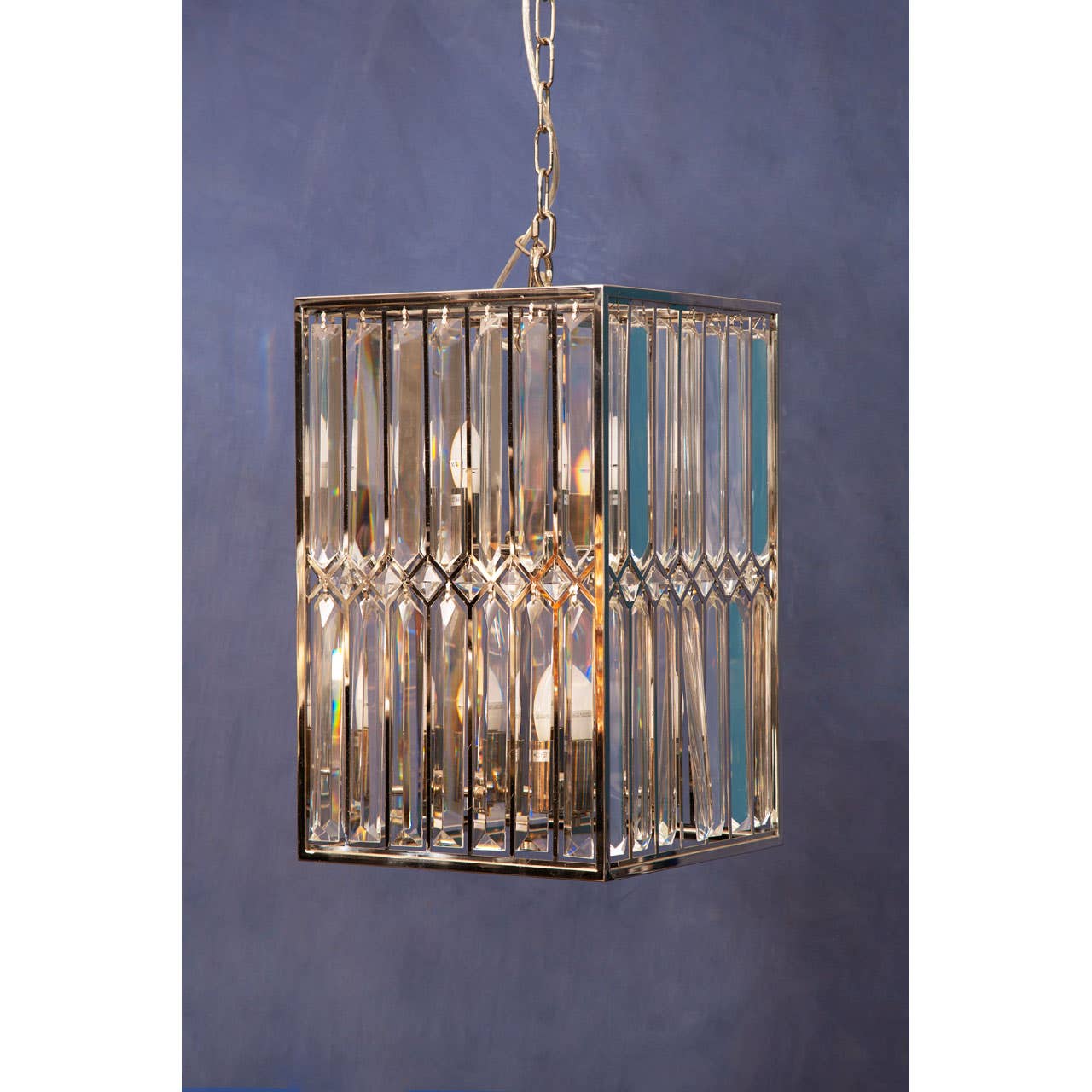 Geometric Crystal Chandelier