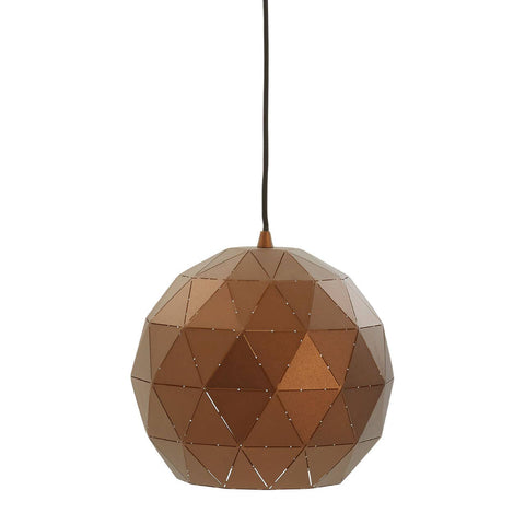 Gilded Coffee Pendant Light