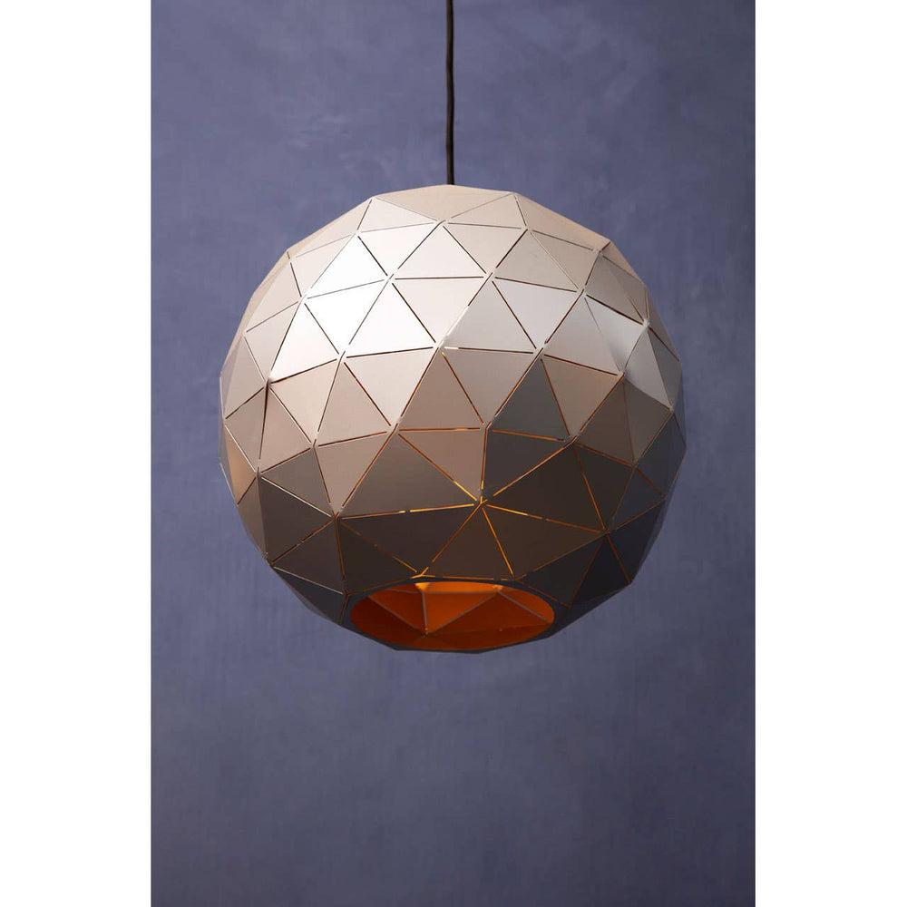 Geometric Steel Pendant Light