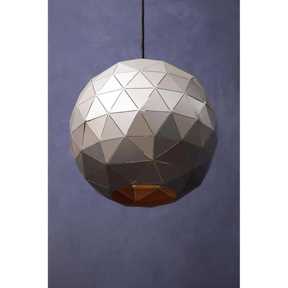 Geometric Steel Pendant Light