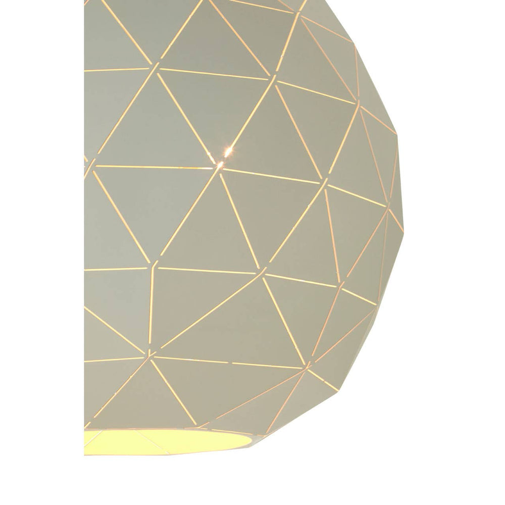 Triangular Steel Pendant Light