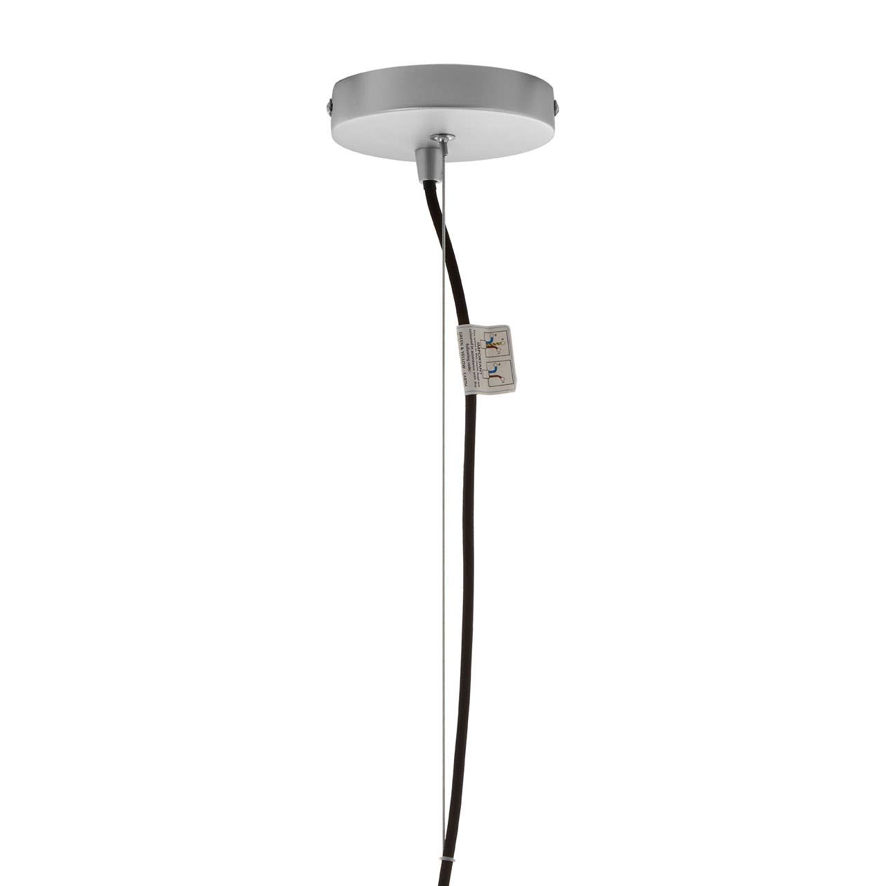 Geometric Silver Pendant Light