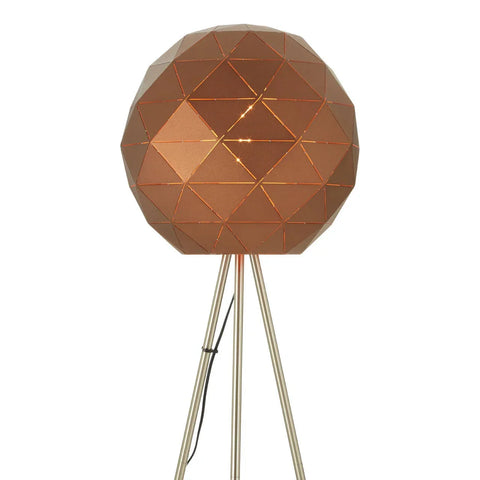 Geometric Steel Shade Lamp