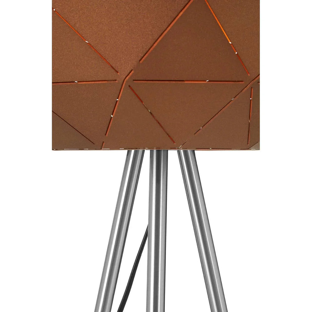 Geometric Steel Shade Lamp