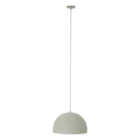 Modern White Steel Pendant Light