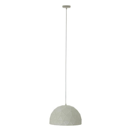 Modern White Steel Pendant Light