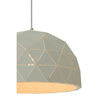 Modern White Steel Pendant Light
