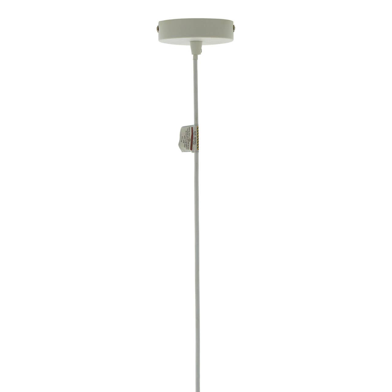Modern White Steel Pendant Light