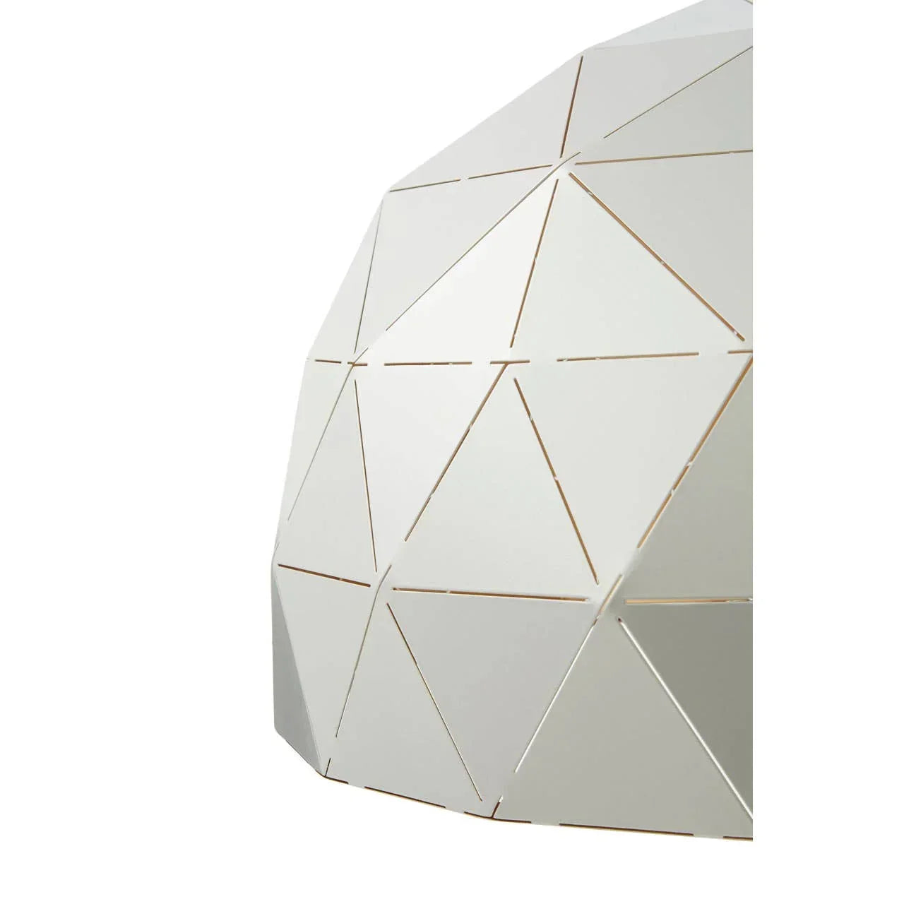 Modern wall panel with geometric triangular wood pattern in white finish