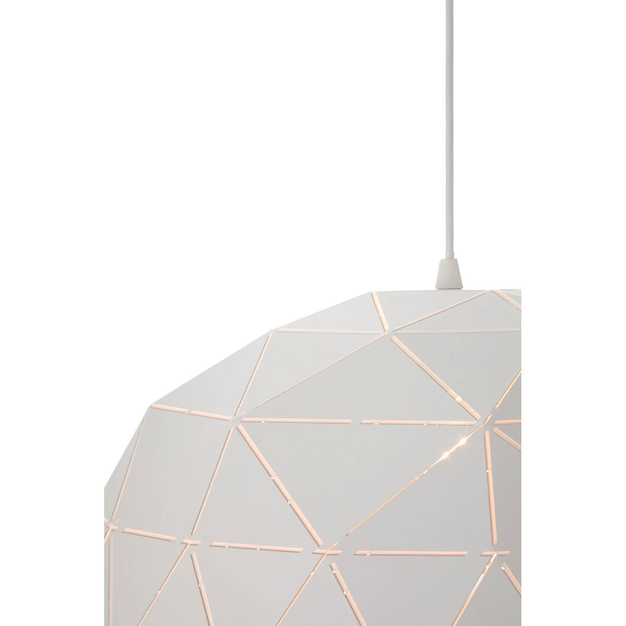Modern Steel Triangle Pendant Light
