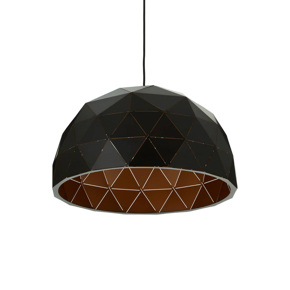 Modern Black Copper Pendant Light
