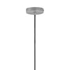 Modern Silver Dome Pendant Light