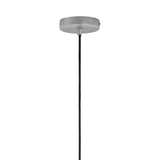 Modern Silver Dome Pendant Light
