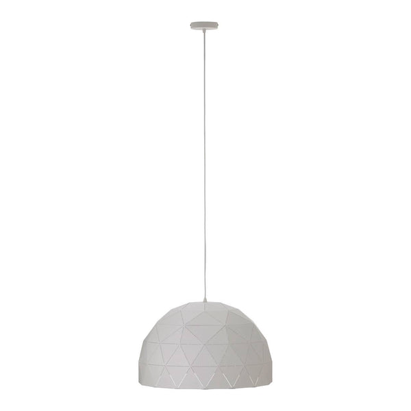 Modern White Steel Pendant Light