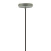 Modern Silver Dome Pendant Light