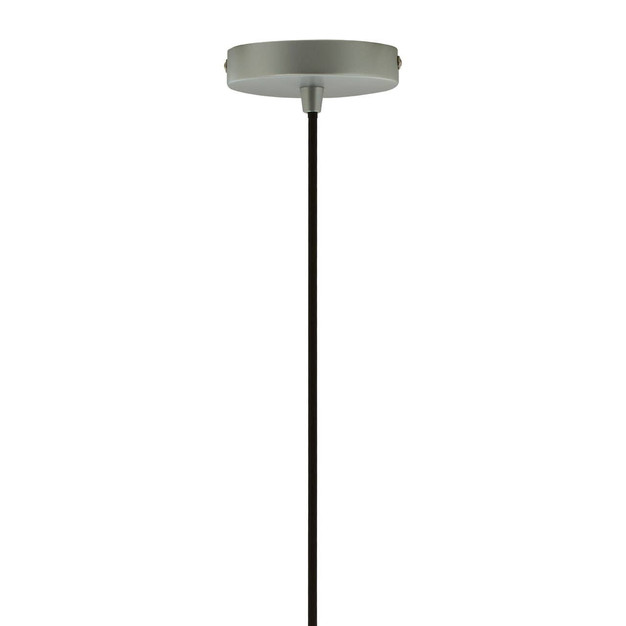 Modern Silver Dome Pendant Light