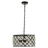Crystal Drum Pendant Light