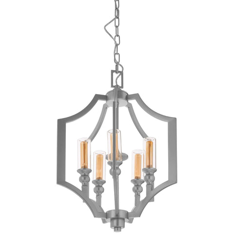 Luxe Silver Pendant Lamp