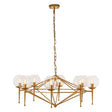 Luxe Gold Prism Pendant Light