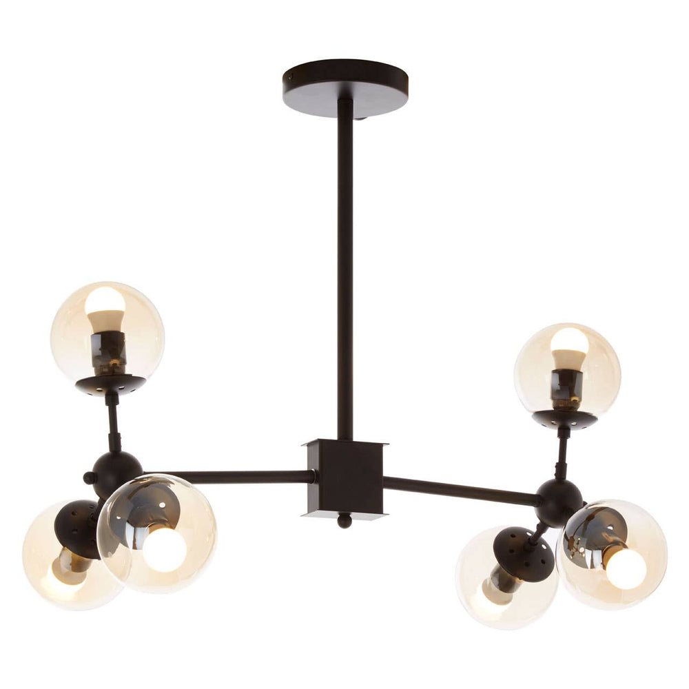 Industrial Glass Pendant Lamp