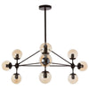Geometric Glass Globe Pendant Light