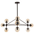 Geometric Glass Globe Pendant Light