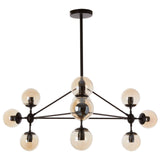 Geometric Glass Globe Pendant Light