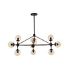 Geometric Glass Globe Pendant Light