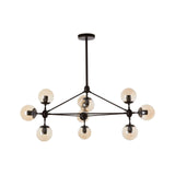 Geometric Glass Globe Pendant Light