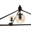 Geometric Glass Globe Pendant Light