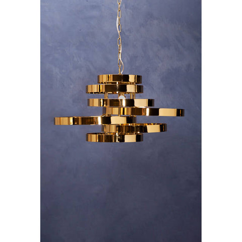 Luxe Gold Iron Pendant Light