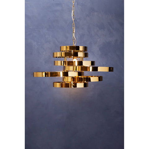 Luxe Gold Iron Pendant Light