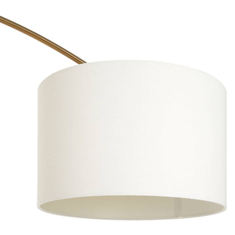 Hubert Brass Finish Arc Floor Lamp