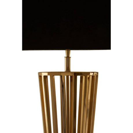Skye Gold Finish And Twisted Base Floor Lamp