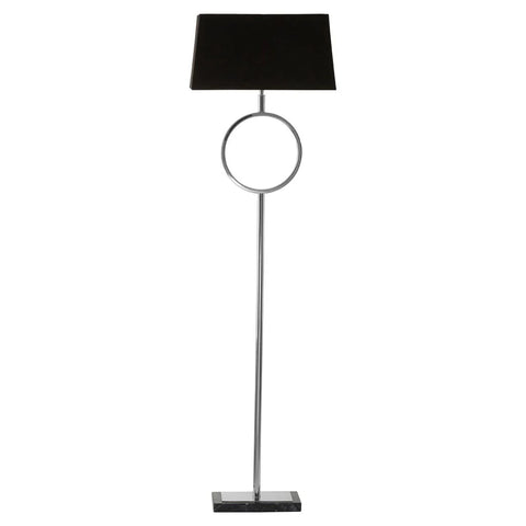 Monochrome Stone Base Floor Lamp