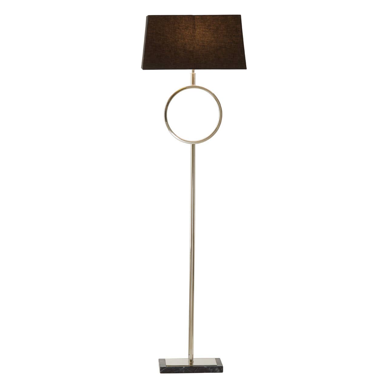 Monochrome Stone Base Floor Lamp