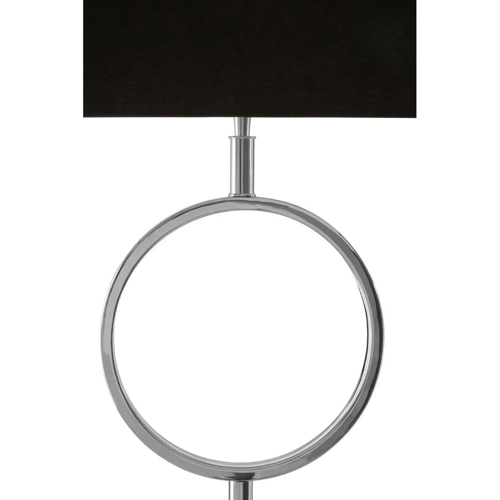 Monochrome Stone Base Floor Lamp
