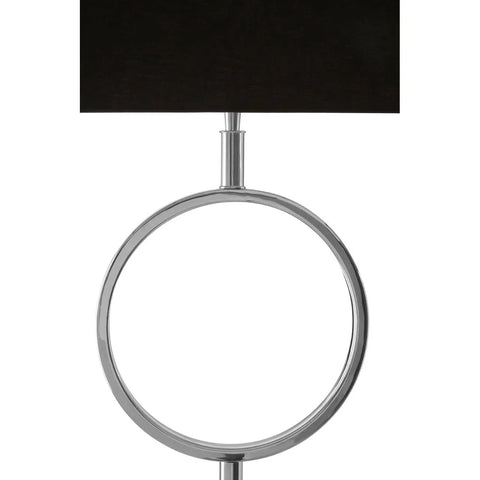 Monochrome Stone Base Floor Lamp