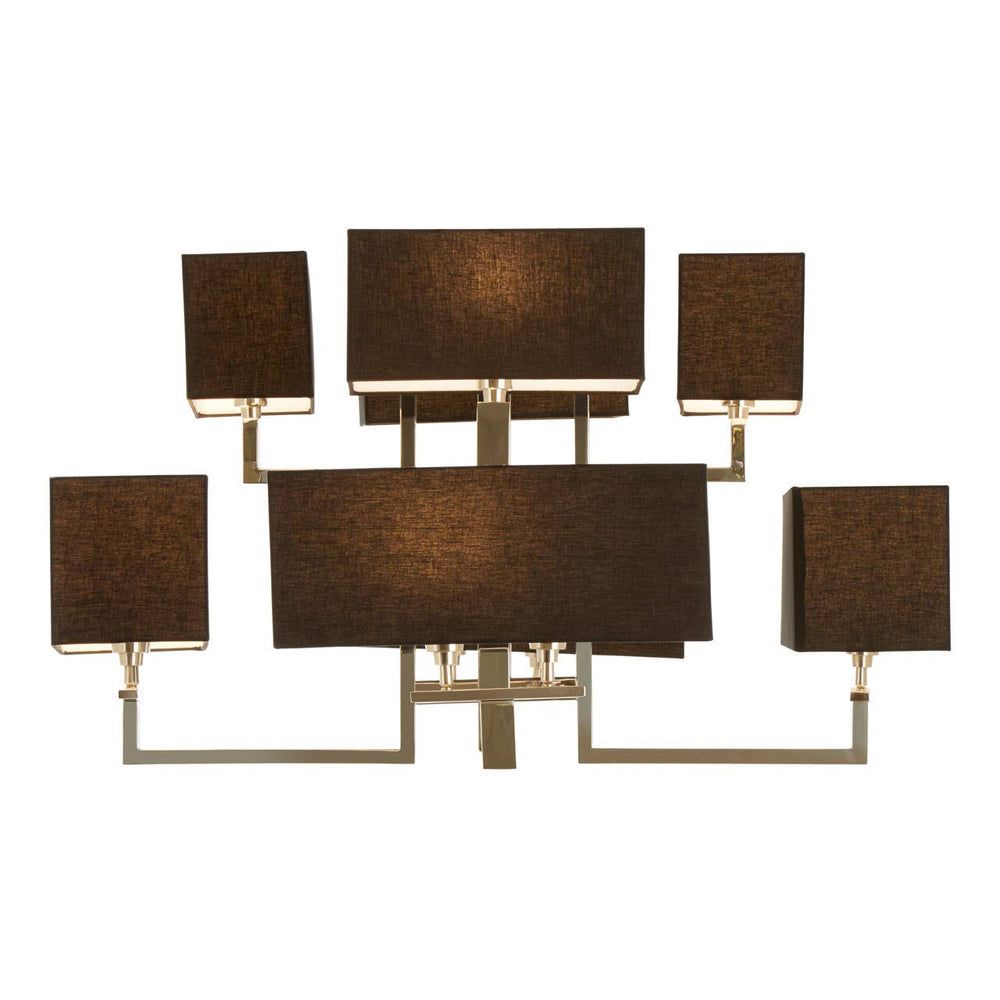 Modern Black Fabric Pendant Light