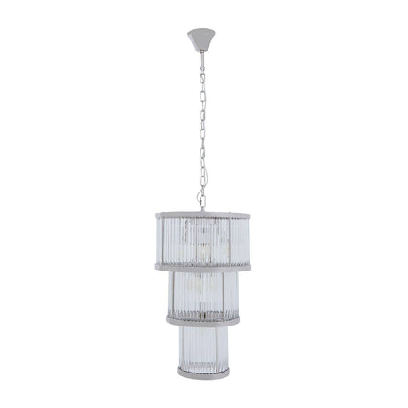 Luxe Glass Fluted Chandelier