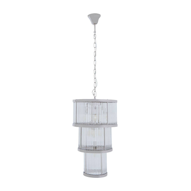 Luxe Glass Fluted Chandelier