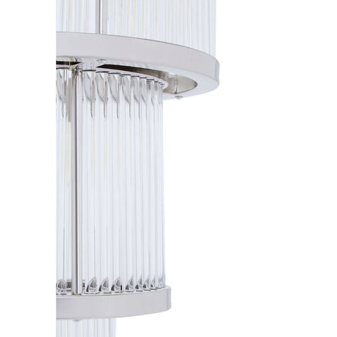 Luxe Glass Fluted Chandelier